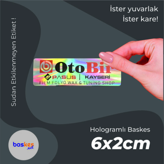 Hologramlı Etiket
