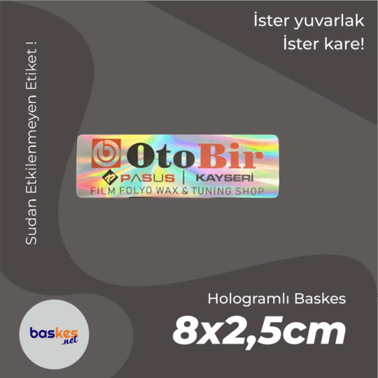 Hologramlı Etiket